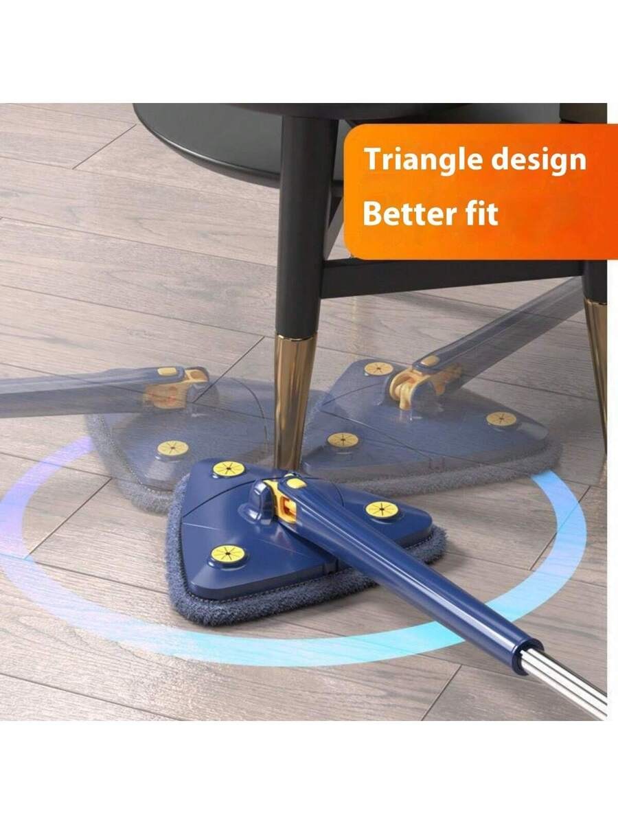 🧹 CleanPro 360°™ – Fregona Triangular Giratoria con Sistema de Autoescurrido