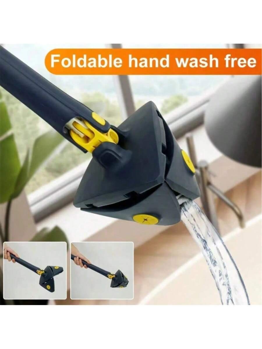 🧹 CleanPro 360°™ – Fregona Triangular Giratoria con Sistema de Autoescurrido