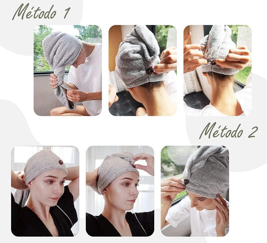 HairCloud – Toalla Mágica para Secado Suave