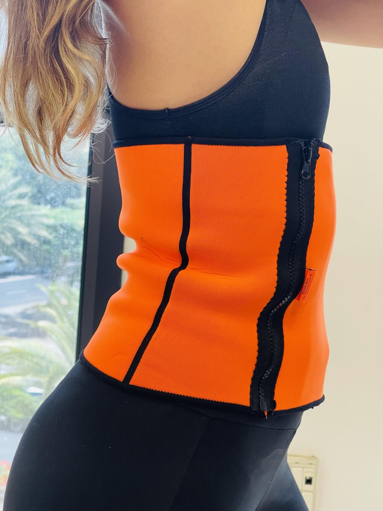 SlimFit Pro™ – Faja Deportiva con Tecnología Sauna y Compresión