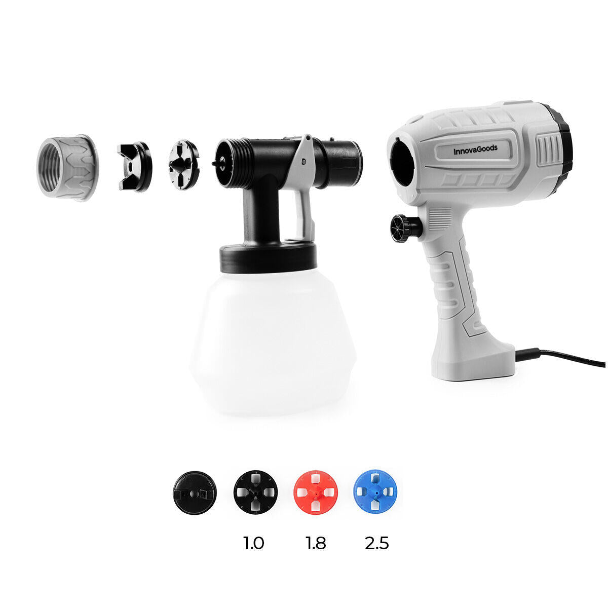PowerSpray™ – Pistola de Pintura Eléctrica Profesional 500W