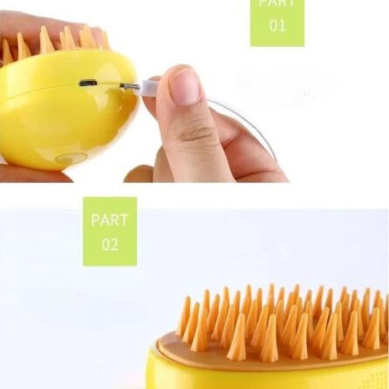MagicGroom™ – Cepillo Masajeador para Mascotas 2 en 1