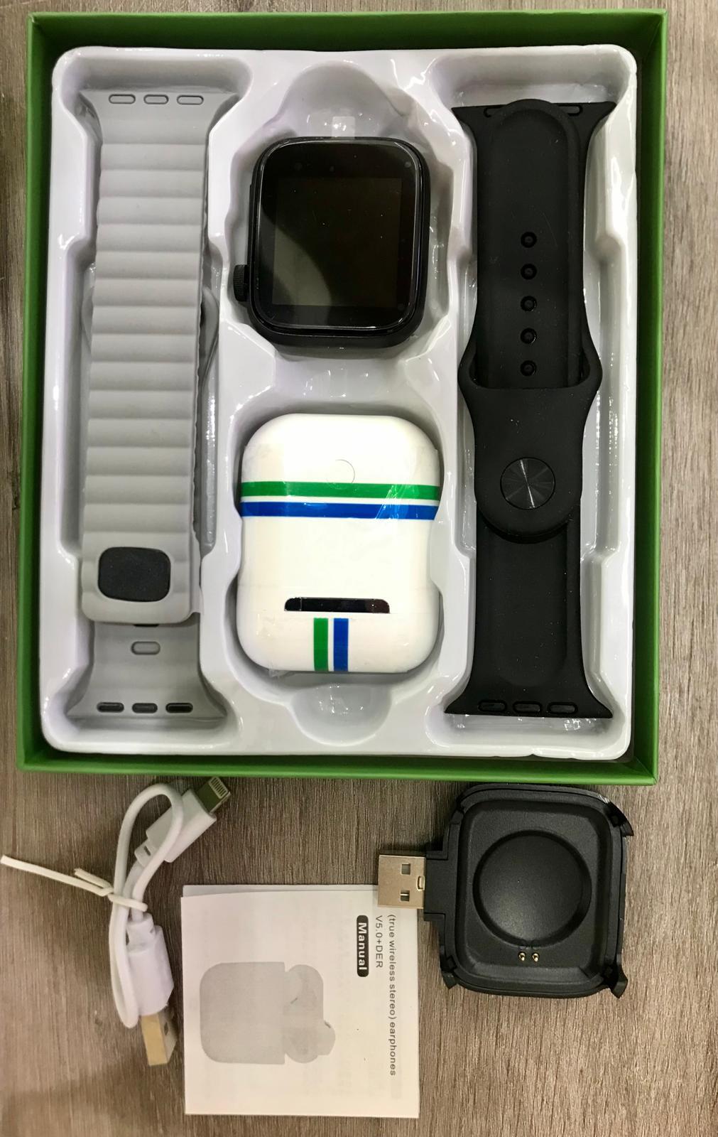 TechSync Duo – Reloj Inteligente + Auriculares Bluetooth
