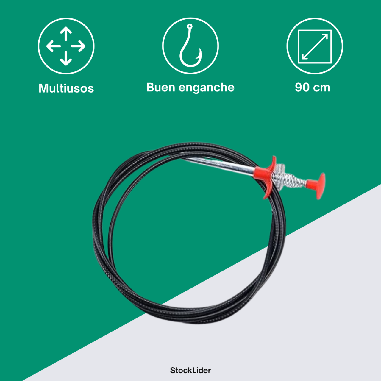 PipeClaw™ – Desatascador de Tuberías con Garras Retráctiles