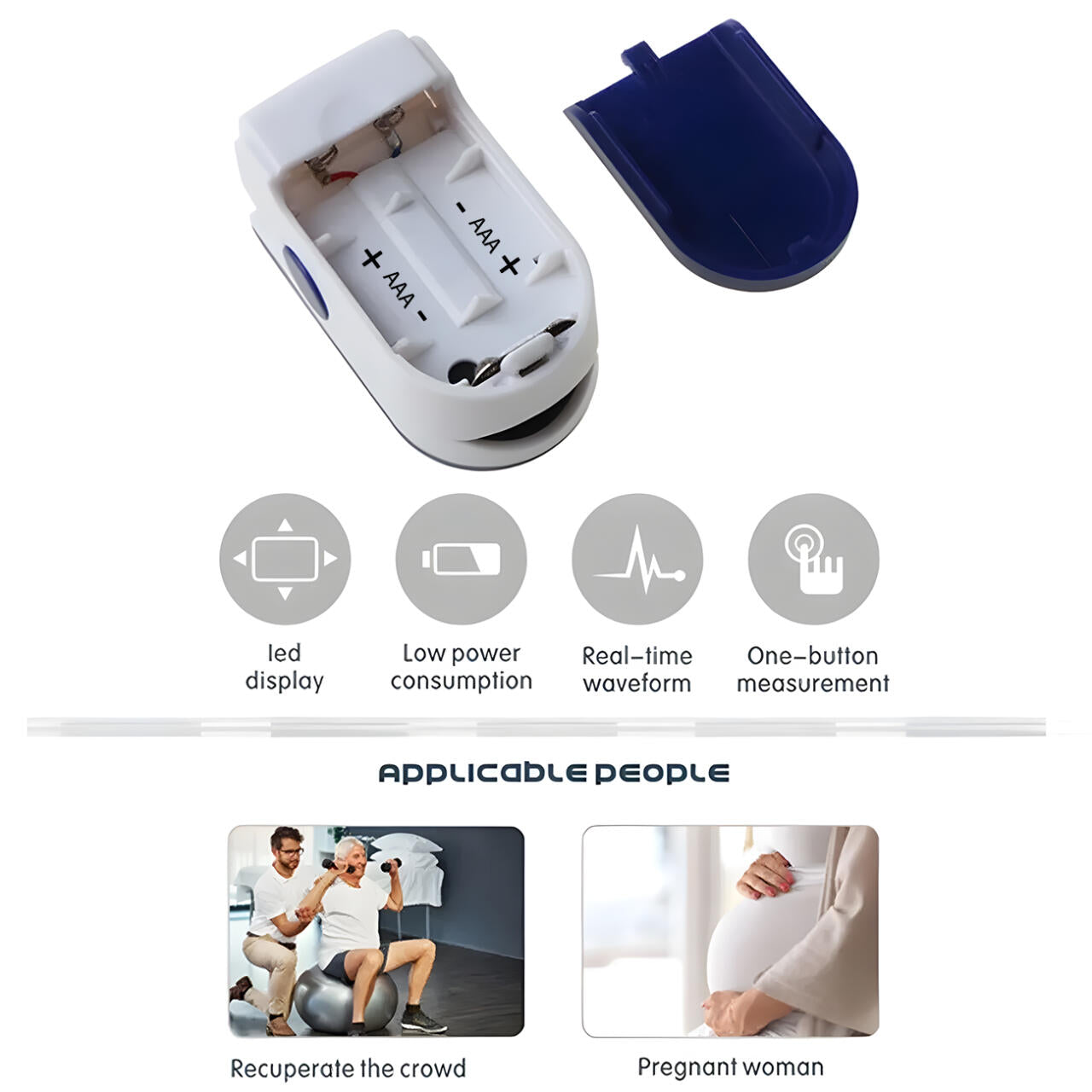 KidOxy™ – Oxímetro Digital Infantil de Pulso