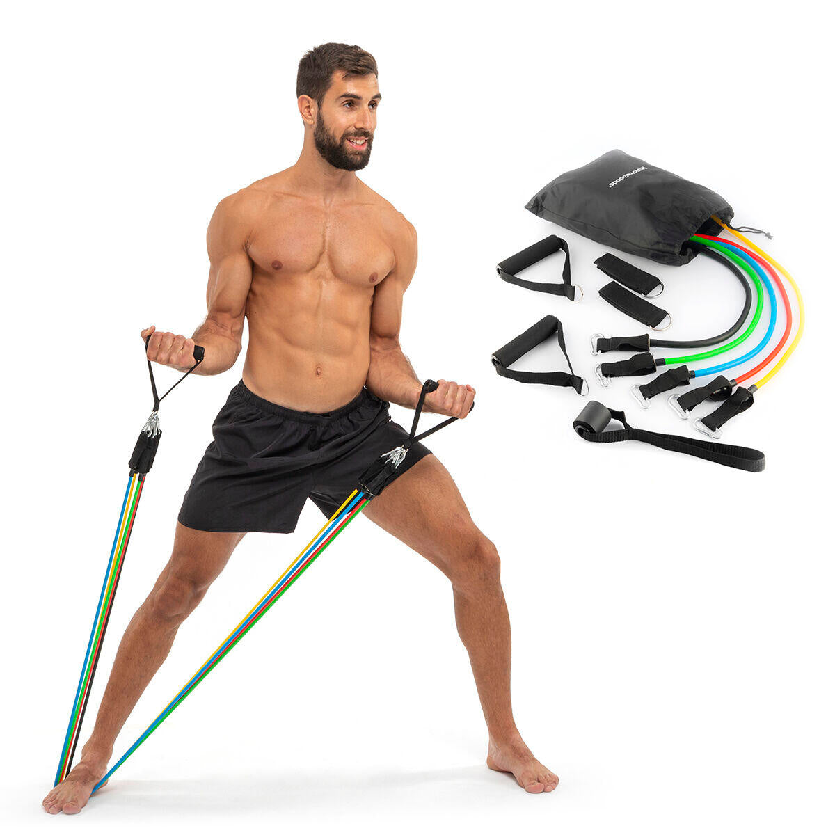 PowerBands Pro™ – Set Premium de Bandas de Resistencia (5 en 1)
