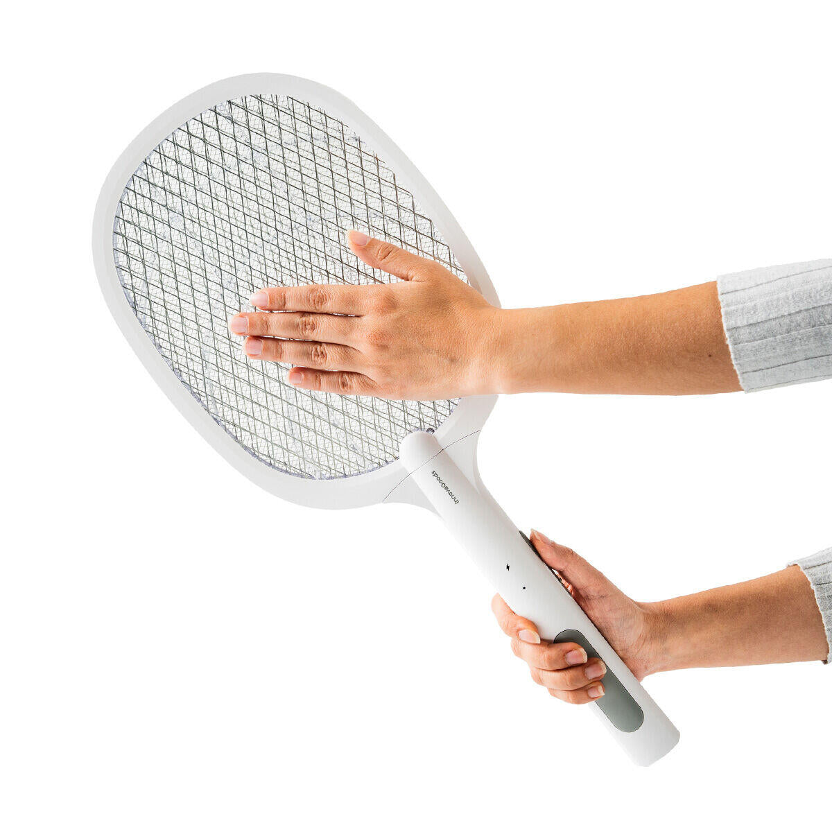 ZapGlow™ – Raqueta Eléctrica Antimosquitos 2 en 1 con Luz UV Recargable