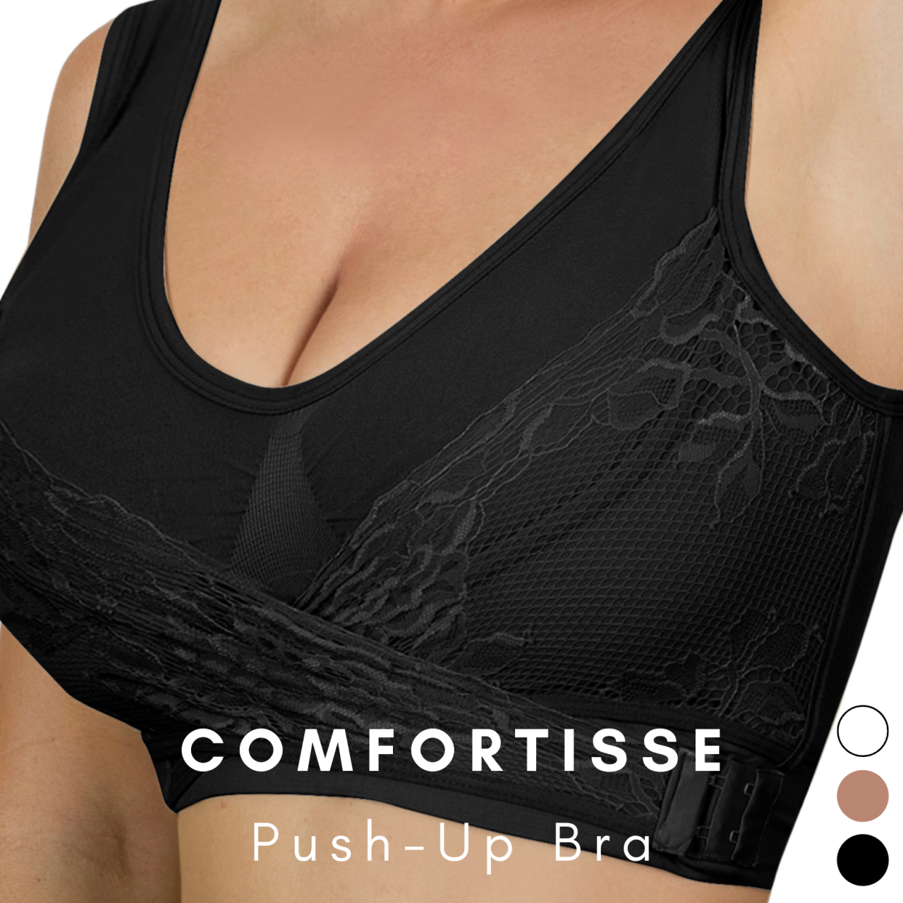 LiftMe Bra Set – Pack de 3 Push Up Sin Costuras