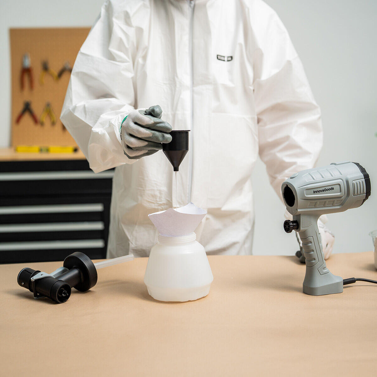 PowerSpray™ – Pistola de Pintura Eléctrica Profesional 500W