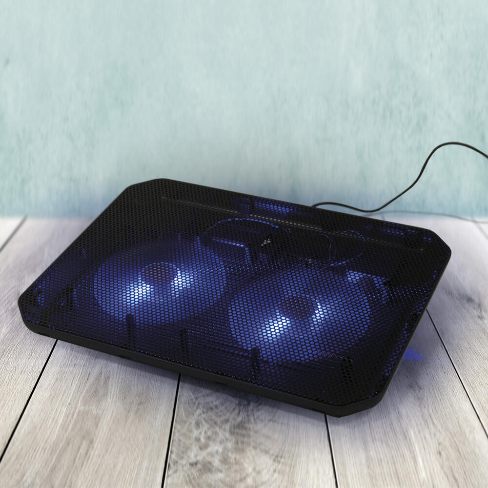 COOLMASTER DUO - Base Refrigeradora 2x Ventiladores Silenciosos
