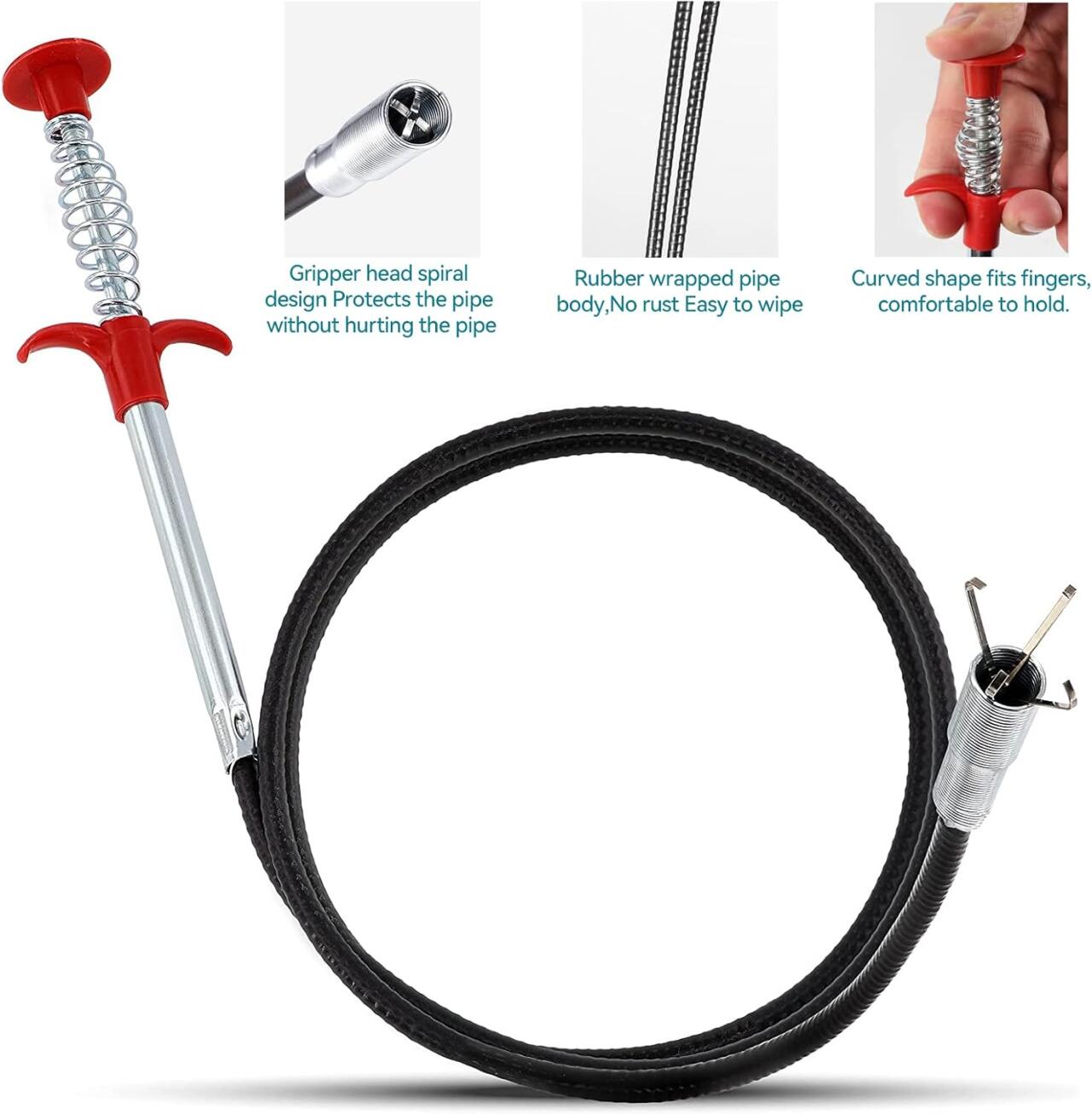 PipeClaw™ – Desatascador de Tuberías con Garras Retráctiles