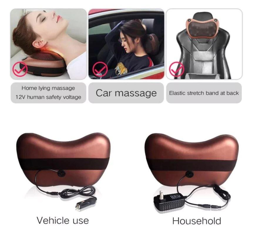 BodyEase Pillow Pro – Masajeador Compacto con Calor