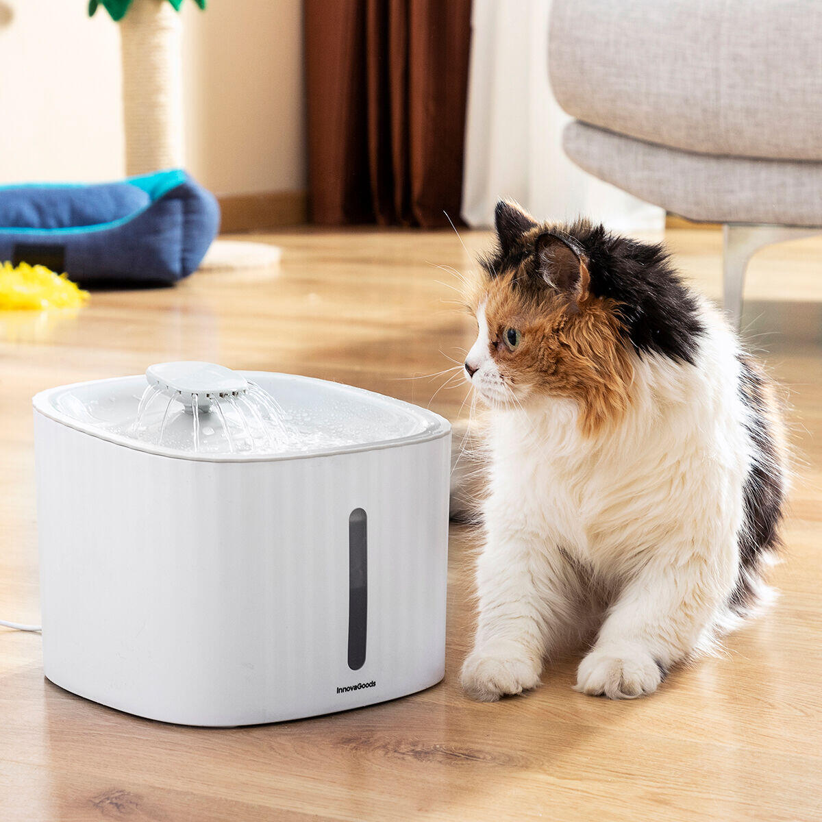 AquaFlow™ – Fuente de Agua para Mascotas con 3 Modos de Flujo