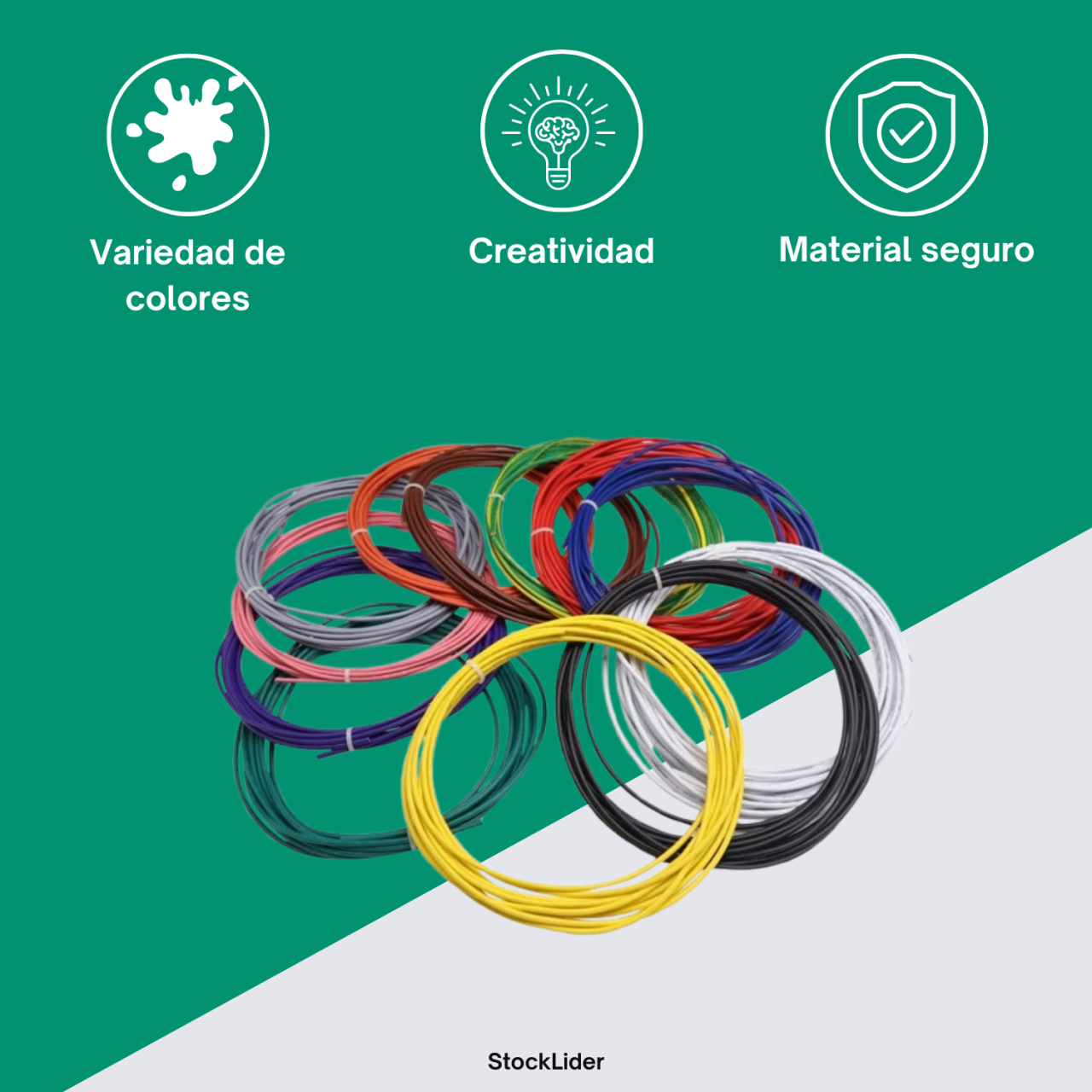 ColorFilament™ – Pack de Recambios PLA para Bolígrafo 3D