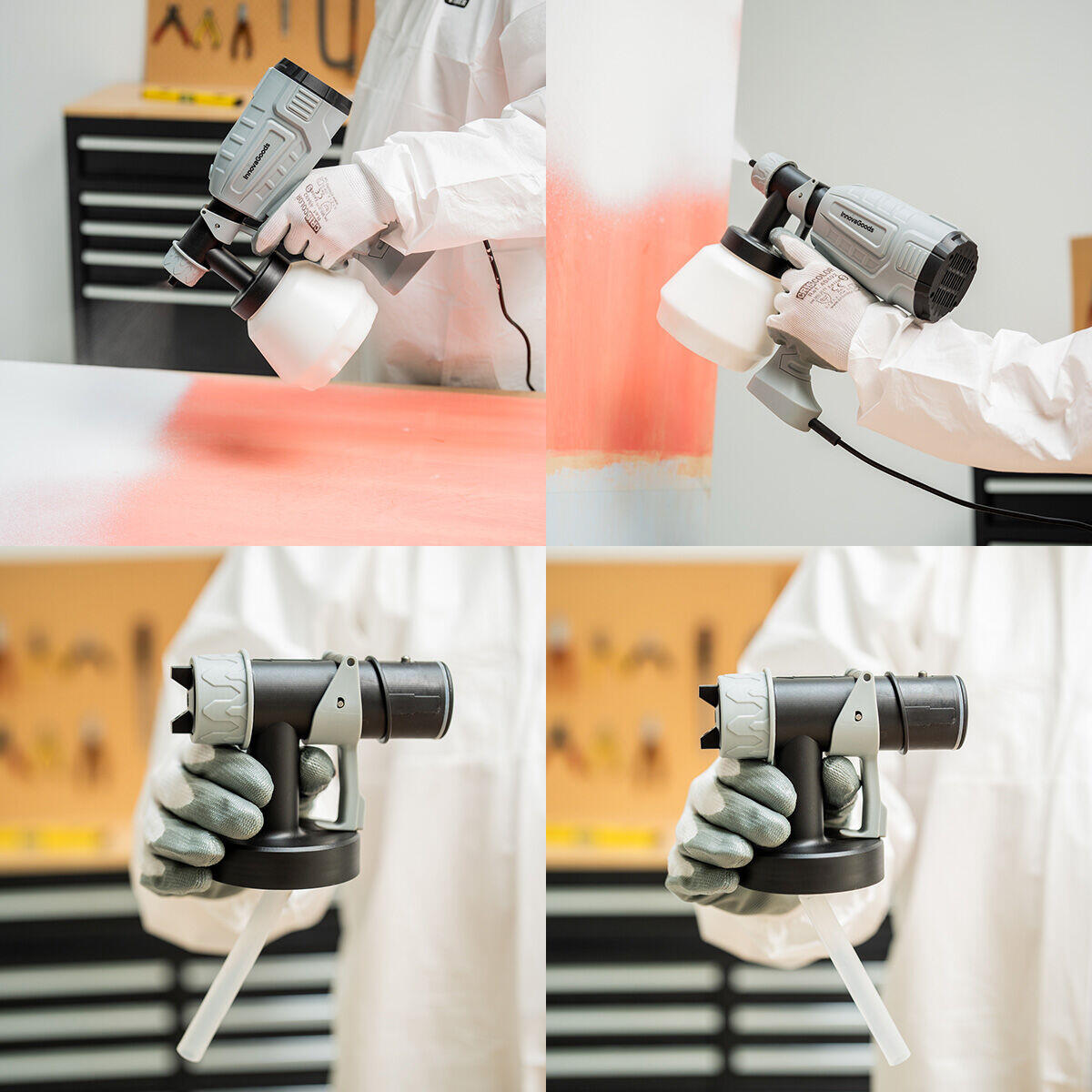 PowerSpray™ – Pistola de Pintura Eléctrica Profesional 500W
