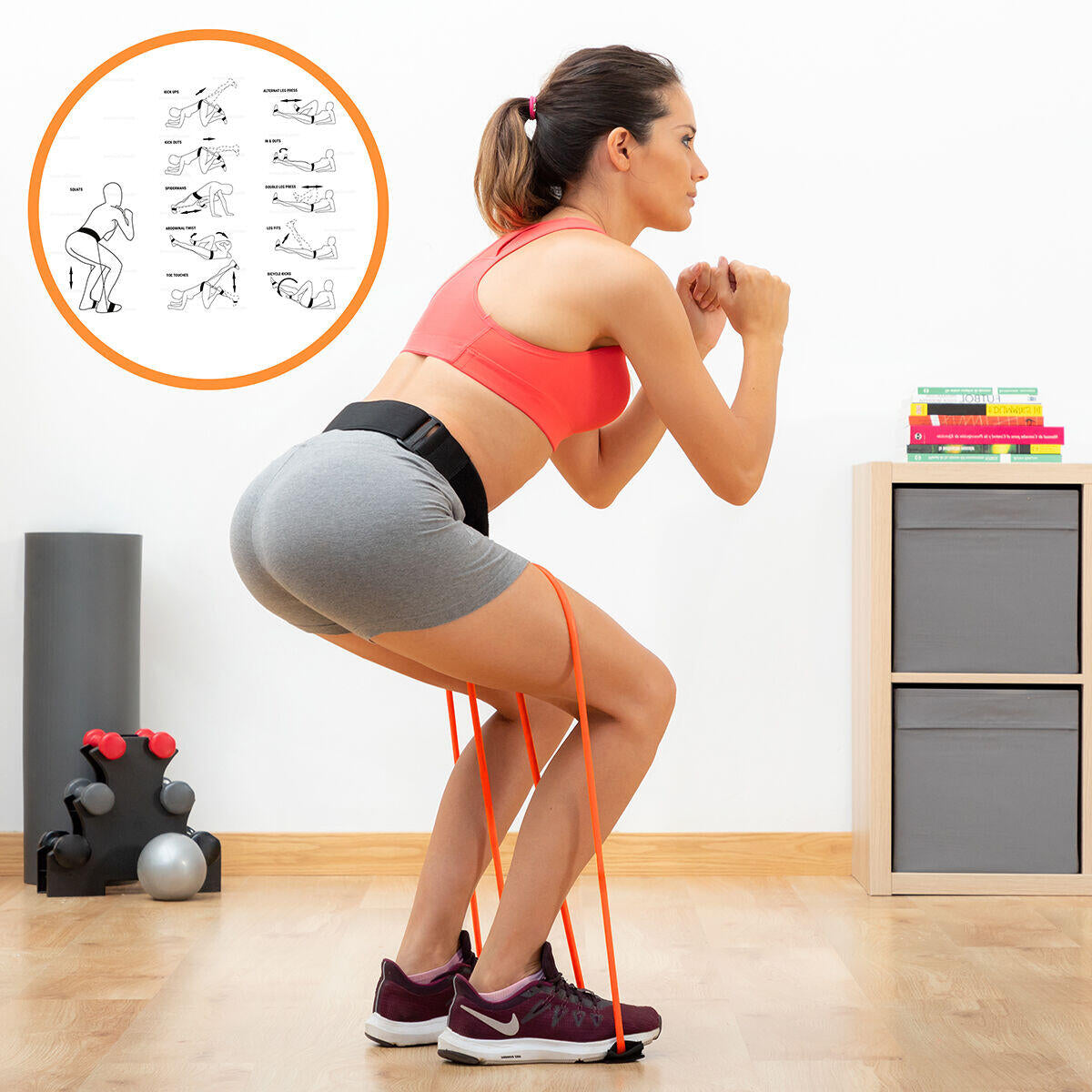 BootyMax™ – Cinturón de Resistencia para Glúteos Profesional