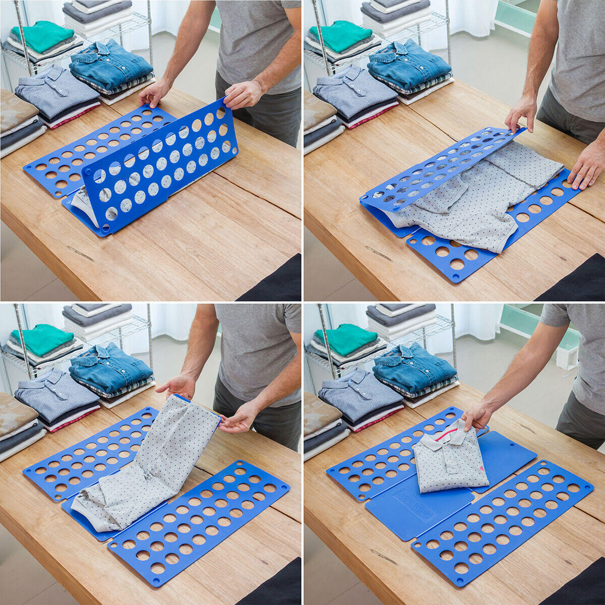 FoldMaster™ – Doblador de Ropa Súper Rápido y Ordenado