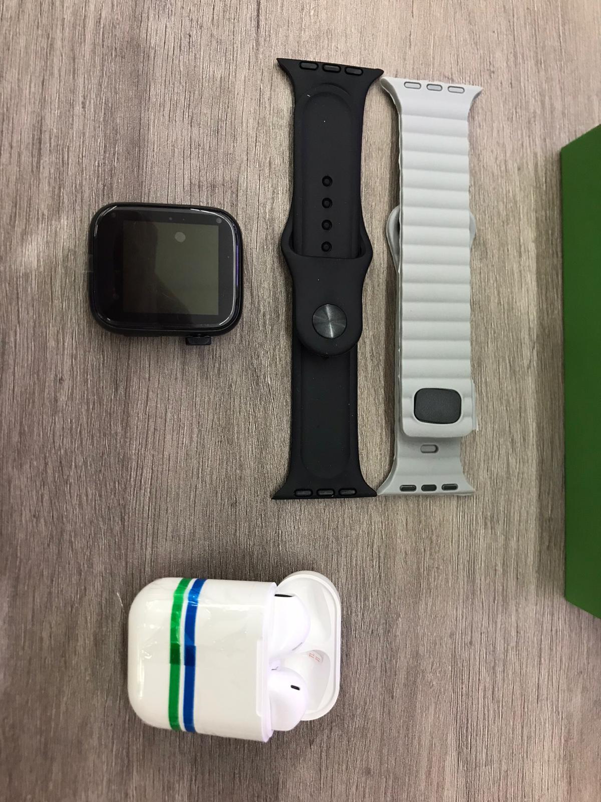 TechSync Duo – Reloj Inteligente + Auriculares Bluetooth
