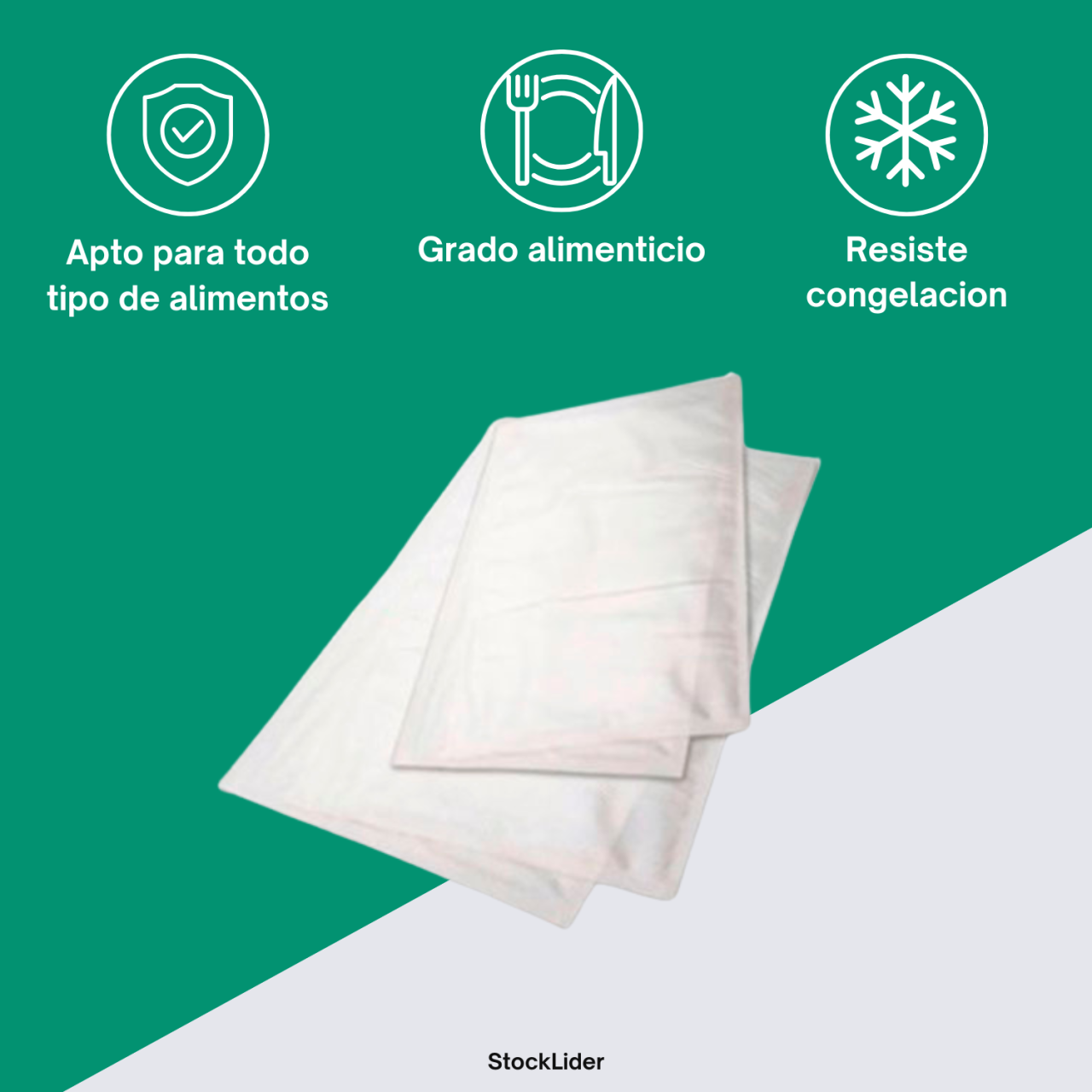 SealPack™ – Bolsas Gofradas para Envasado al Vacío (20 uds, 12x20 cm)