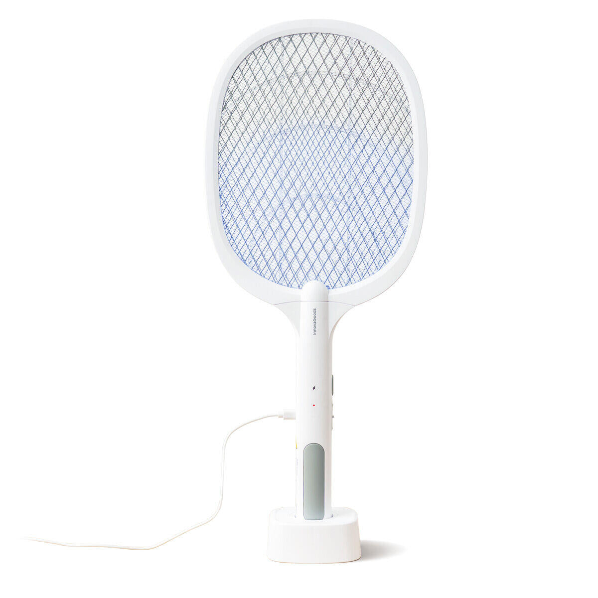 ZapGlow™ – Raqueta Eléctrica Antimosquitos 2 en 1 con Luz UV Recargable