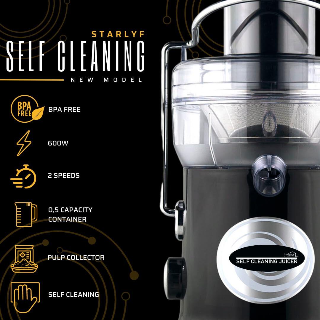 AutoClean™ – Exprimidor Autolimpiante Profesional 600W
