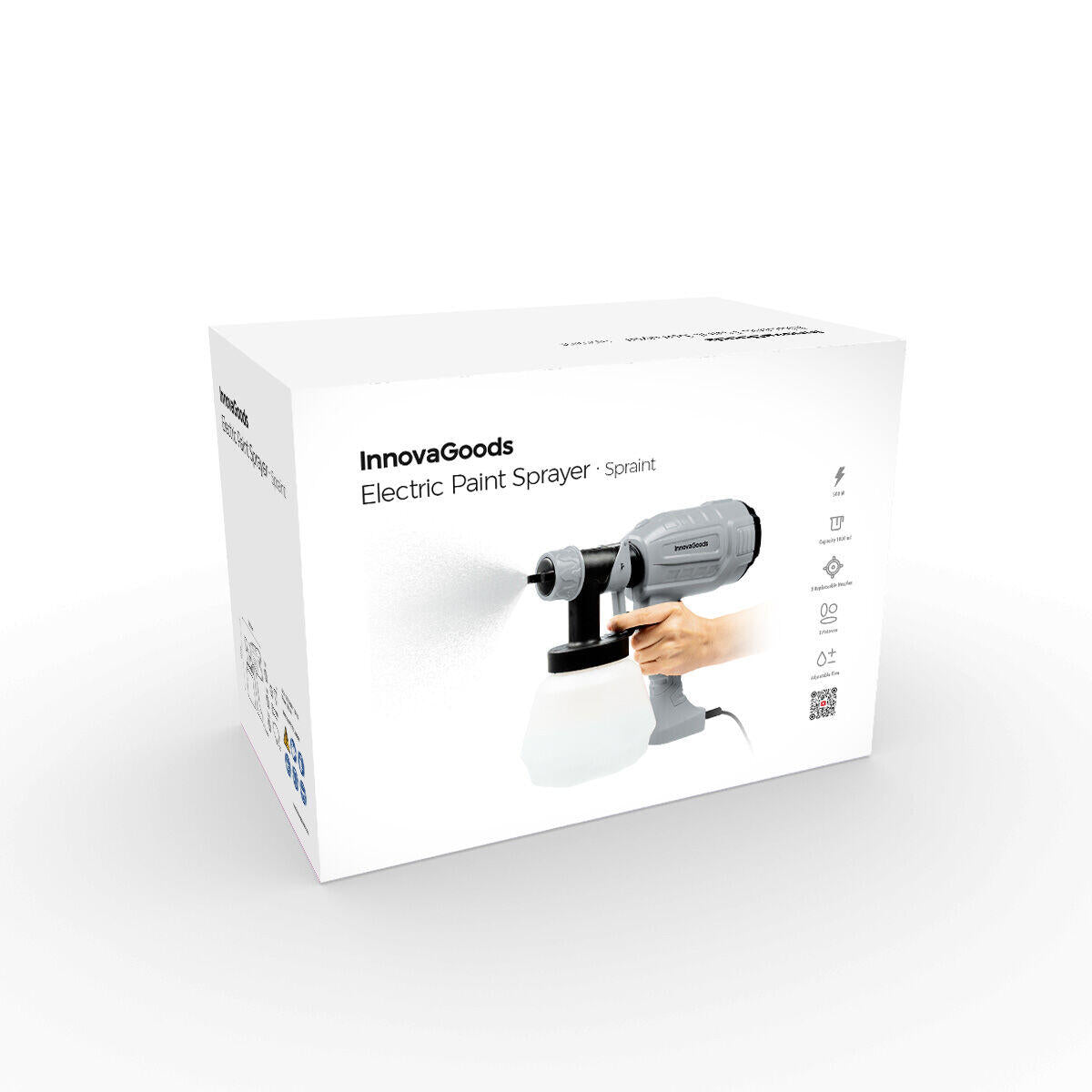 PowerSpray™ – Pistola de Pintura Eléctrica Profesional 500W