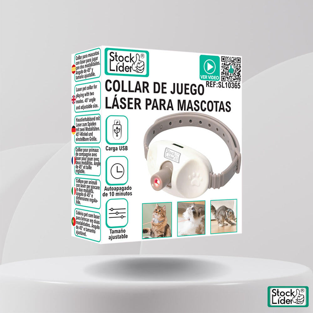 ⚡ LaserCat™ – Collar de Juego Láser Automático para Gatos