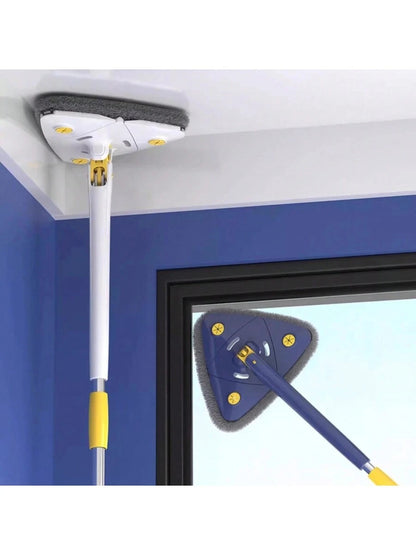 🧹 CleanPro 360°™ – Fregona Triangular Giratoria con Sistema de Autoescurrido