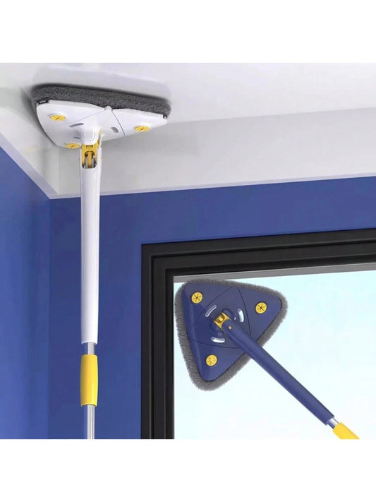 🧹 CleanPro 360°™ – Fregona Triangular Giratoria con Sistema de Autoescurrido