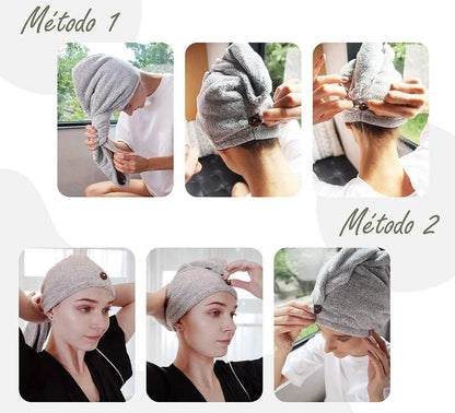 HairCloud – Toalla Mágica para Secado Suave