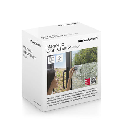 GlassMag Pro™ – Limpiacristales Magnético de Doble Cara