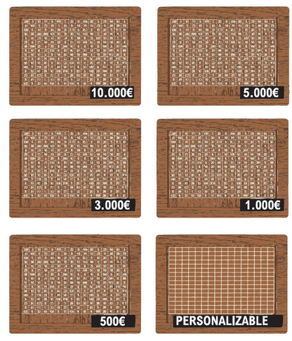 GoalSaver™ – Hucha de Madera Personalizable para Metas de Ahorro