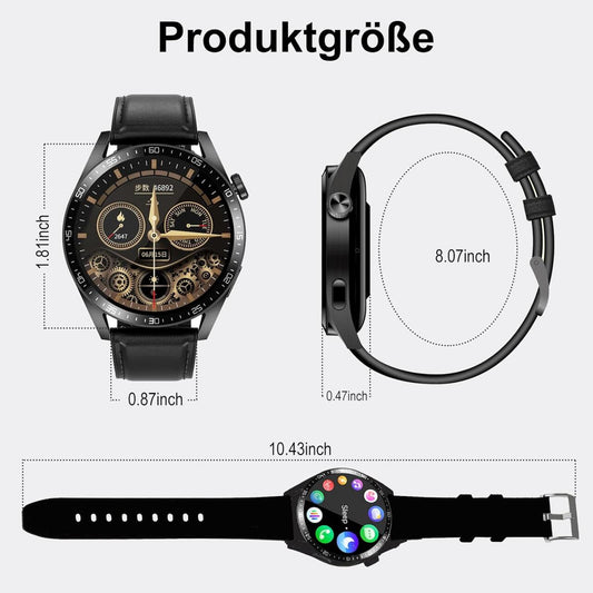 FITPULSE PRO - Smartwatch Salud 1.75'' Pantalla HD + 7 Días de Batería