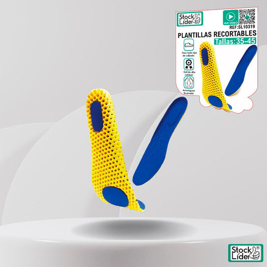 FlexStep™ – Plantillas Recortables con Gel de Alta Absorción