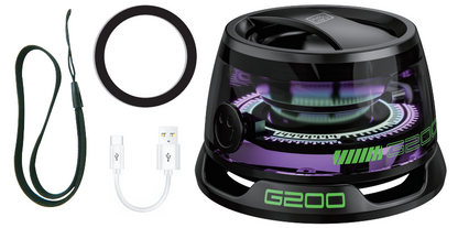 MagnoBeat X – Altavoz Bluetooth Magnético con Sonido Envolvente y Luz RGB