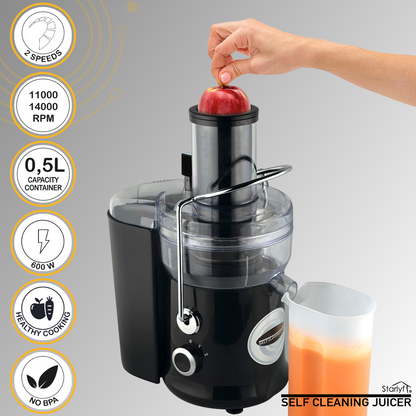 AutoClean™ – Exprimidor Autolimpiante Profesional 600W