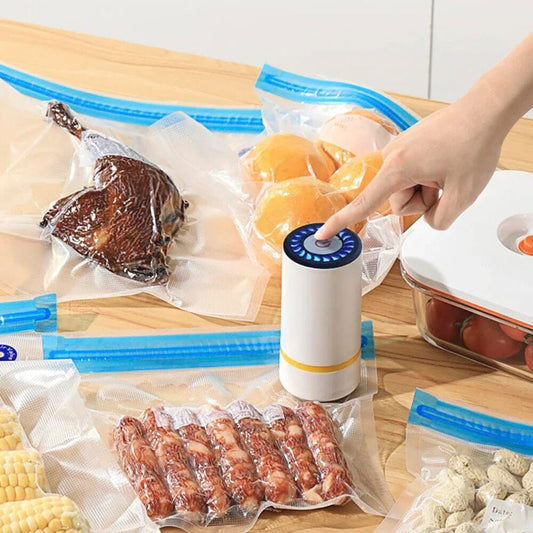 FoodSaver™ – Envasadora al Vacío Portátil Recargable para Alimentos