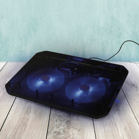 COOLMASTER DUO - Base Refrigeradora 2x Ventiladores Silenciosos
