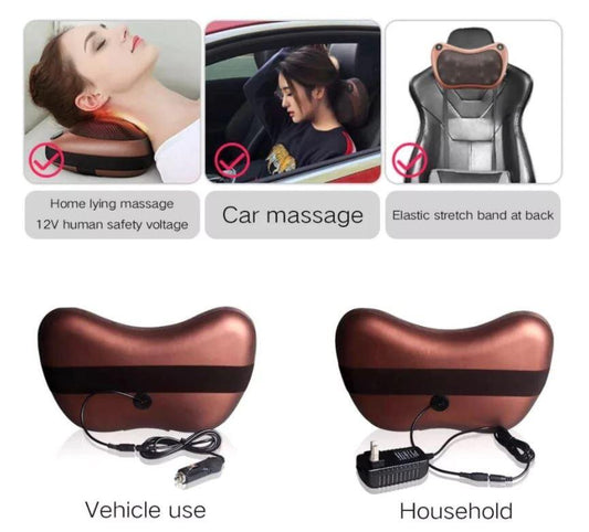 BodyEase Pillow Pro – Masajeador Compacto con Calor