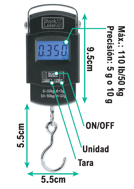 WeighPro™ – Báscula Digital de Viaje Ultraprecisa