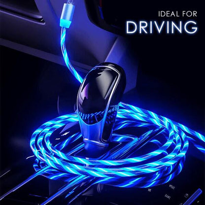 MagCharge Pro - Cable USB Magnético 3en1 con Luz LED