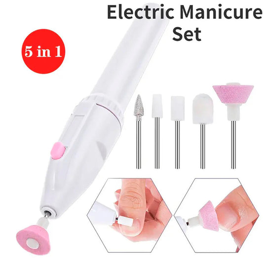 NailPro Studio 5 en 1 – Set Eléctrico de Manicura y Pedicura Profesional