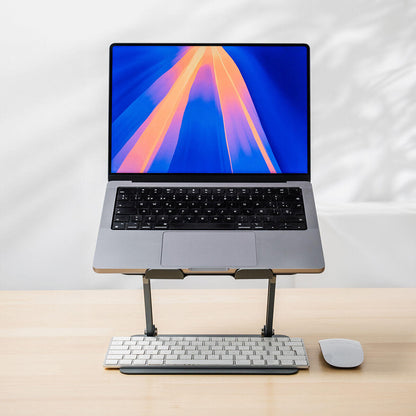 ERGOSTAND PRO - Soporte Plegable para Portátil con Ventilación