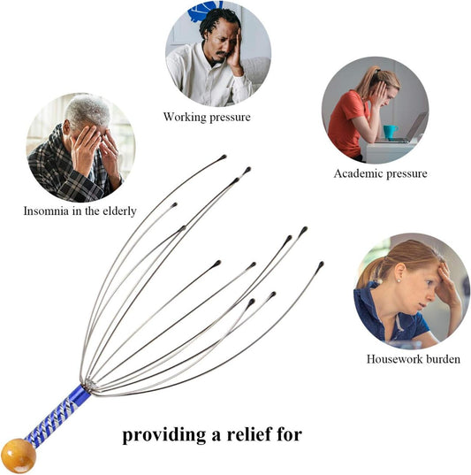 HeadZen – Masajeador Antiestrés para Cabeza y Cuello