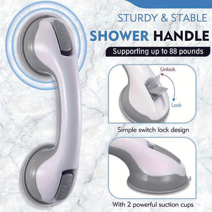 SafeGrip™ – Asidero de Baño con Ventosas de Sujeción Instantánea