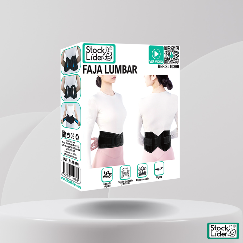LumboFlex Pro – Faja Lumbar Ajustable de Soporte Total